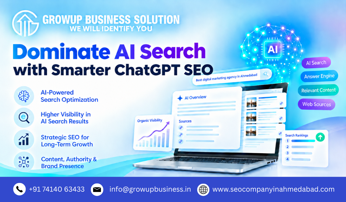 Dominate AI Search with Smarter ChatGPT SEO in Ahmedabad